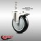 Service Caster 5 Inch 316SS Black Polyurethane Swivel 12mm Stem Caster Total Lock Brake SCC SCC-SS316TSTTL20S514-PPUB-BLK-M1215 - alternate 4
